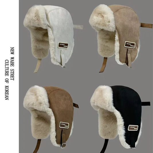Winter Fleece Lei Feng Hat – Ear Protection Outdoor Cycling Cap Winter Ear Flap Hat Peaceful Pleasures Health and Wellness