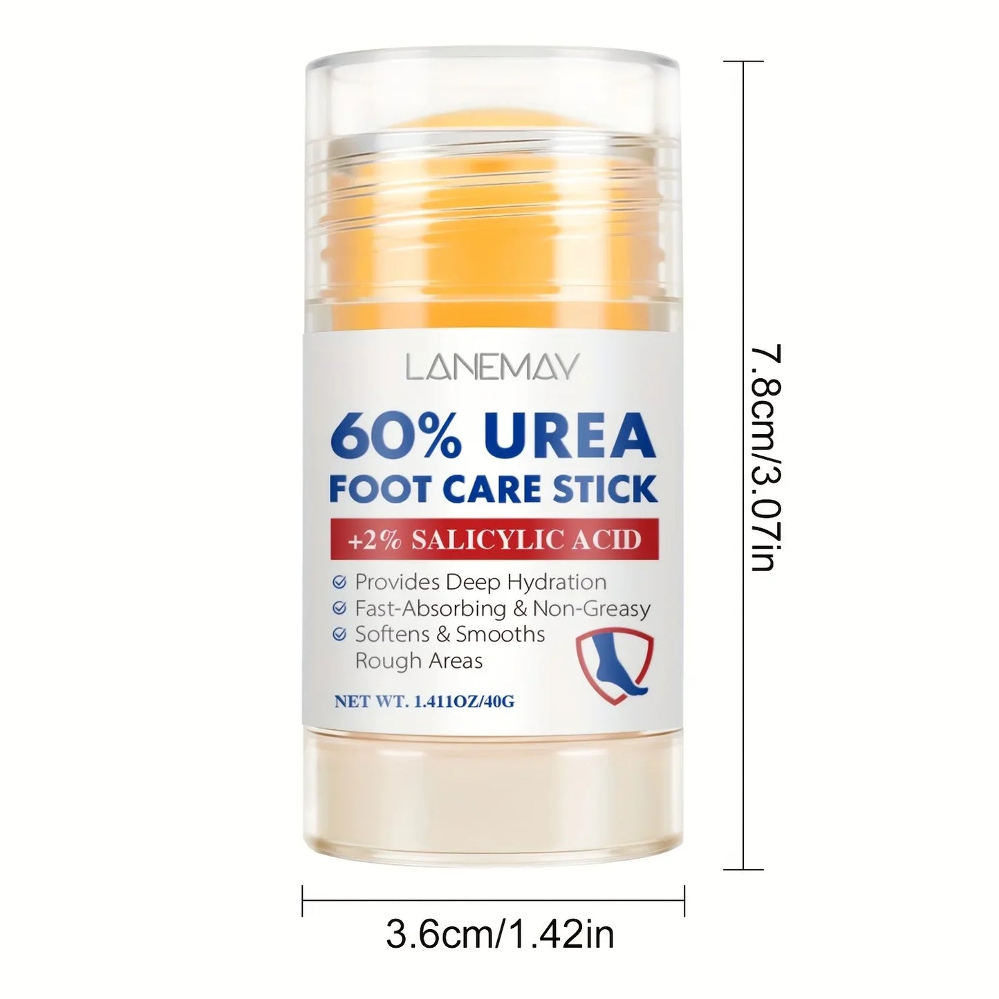 60% Urea Foot Care Stick – Hydrate Dry & Rough Heels | Lanemay
