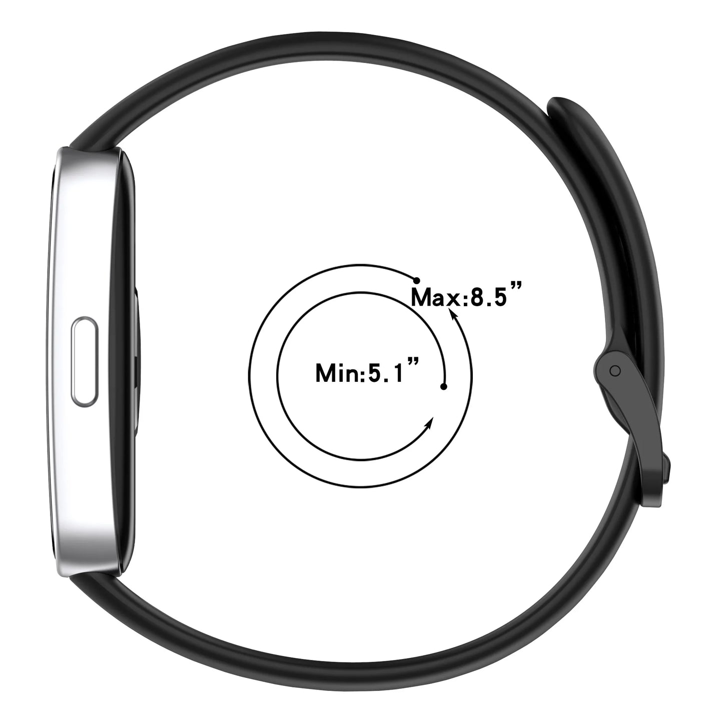 Silicone Replacement Strap for Huawei Band 8, 9 & 10 Peaceful Pleasures Health and Wellness