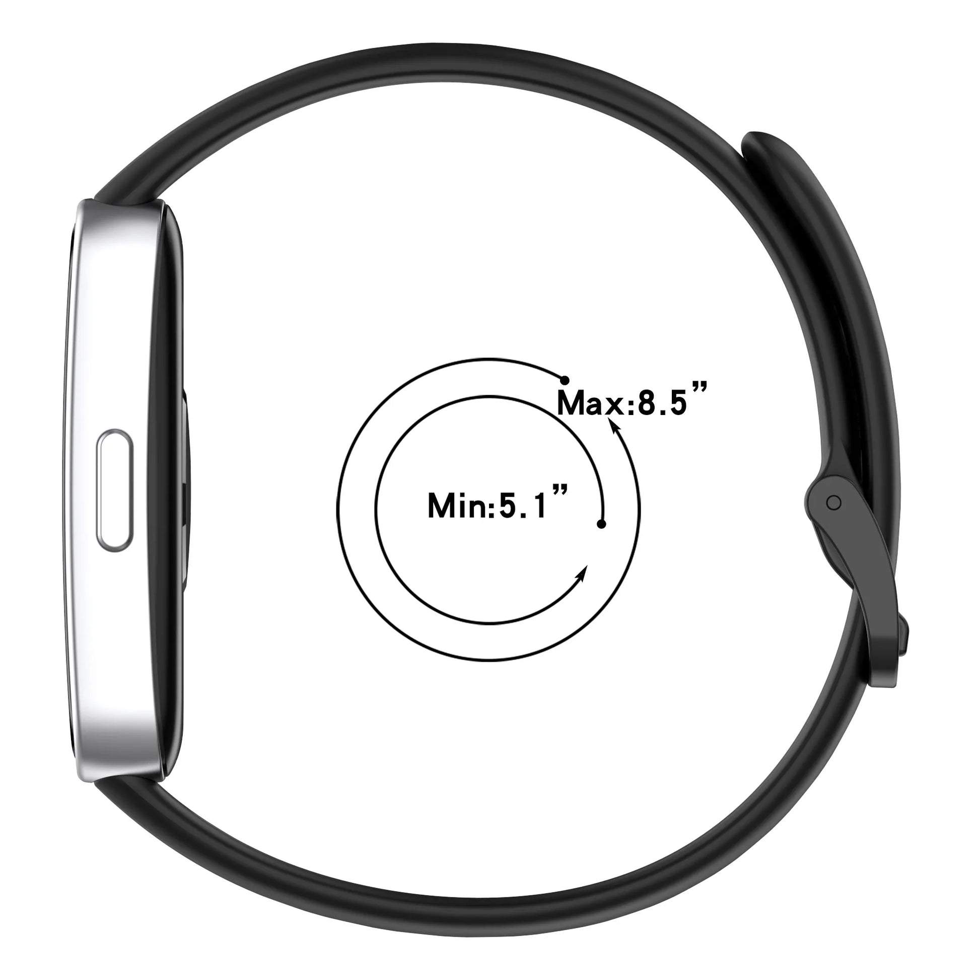 Silicone Replacement Strap for Huawei Band 8, 9 & 10 Peaceful Pleasures Health and Wellness