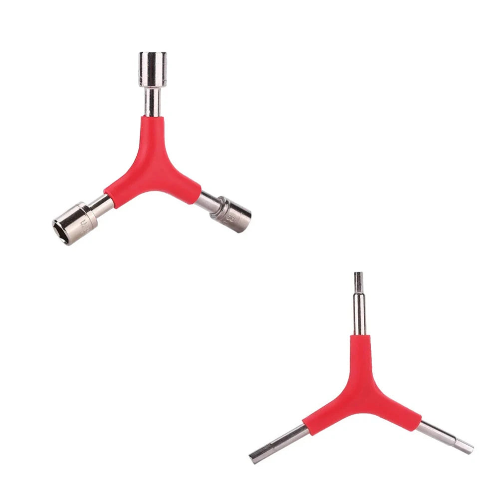 Bicycle Repair Tool Kits Chain Breaker Crank Puller hexagonal wrench spoke wrench bracket disc bike Removal Repair tool Peaceful Pleasures Health and Wellness 2pcs hex key