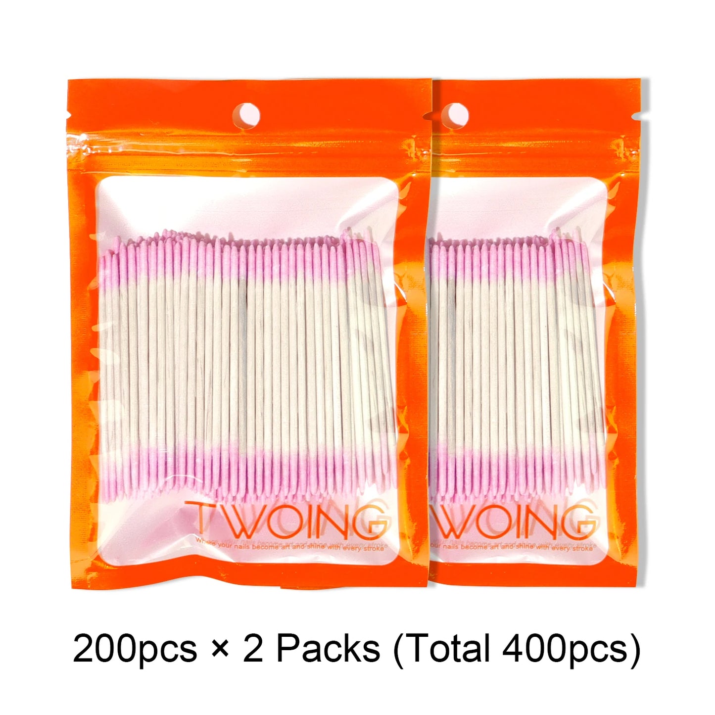 200pcs Overflow Gel Cleaning Sticks–Dual-Ended Manicure Tools for Polish Overflow Removal, Nail Gap Cleaning&Precise Application Peaceful Pleasures Health and Wellness 400PCS