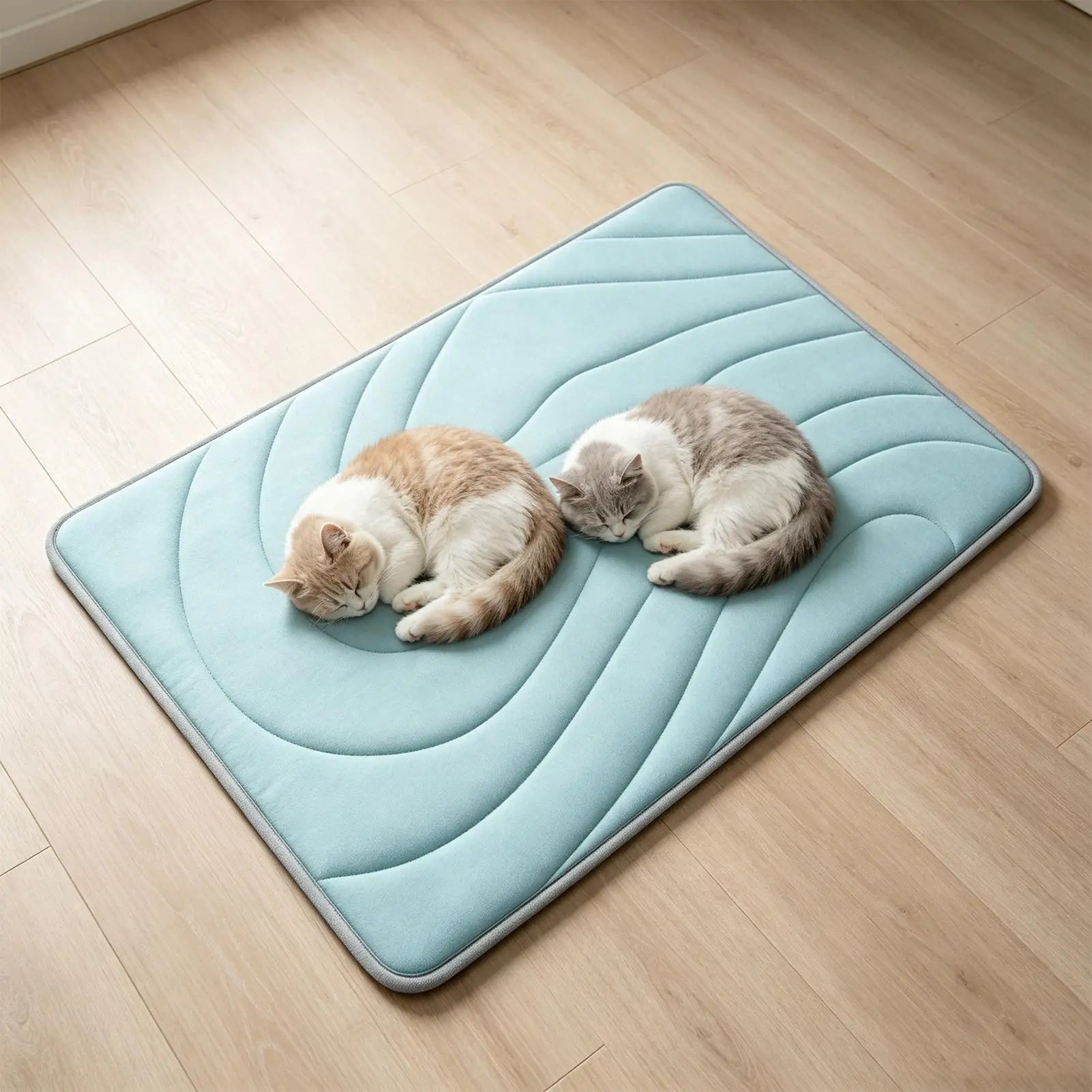 Dog Cooling Bed Non-Slip Washable Kennel Bed Cooling Dog Mat For Pet Hamster Animals Summer Outdoor Indoor Beach Car Travel Home Peaceful Pleasures Health and Wellness