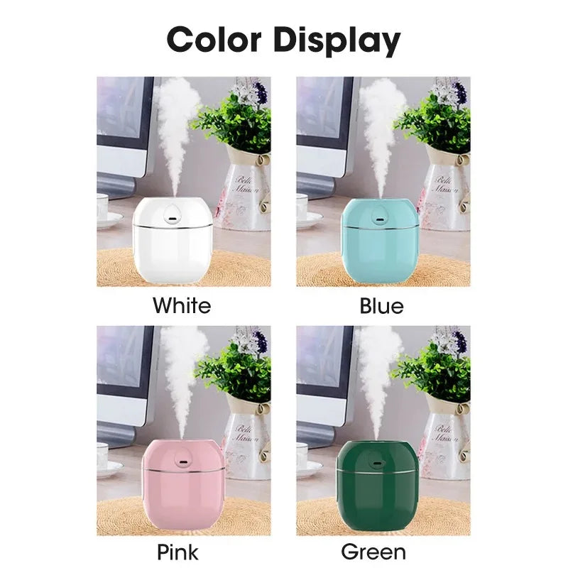 Mini USB Portable Car Humidifier 280ml Low Noise Multi-function Air Purifier Spray for Vehicle Household Peaceful Pleasures Health and Wellness