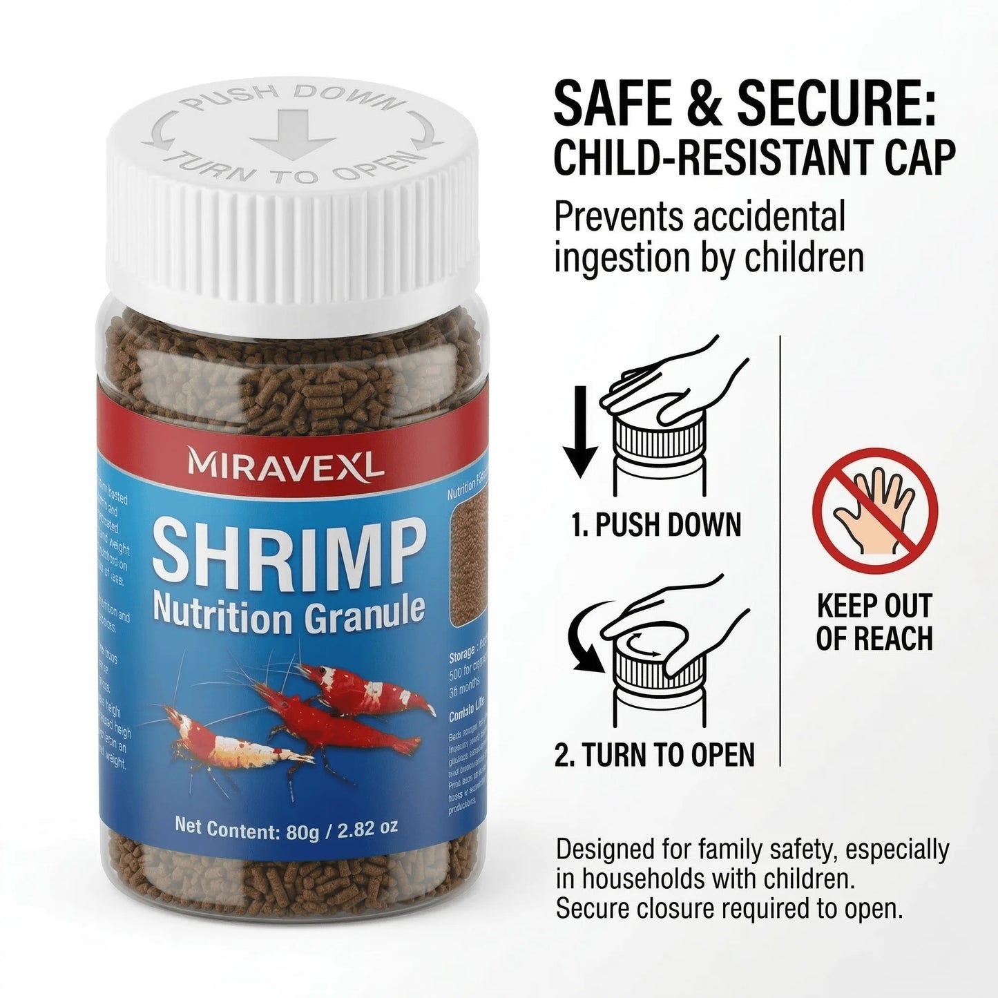Color Enhancing Shrimp Food Nutritional Diet Aquarium Sinking Pellets Crayfish Crab Crystal Black Shell Cherry Bottom Feed Pet Peaceful Pleasures Health and Wellness
