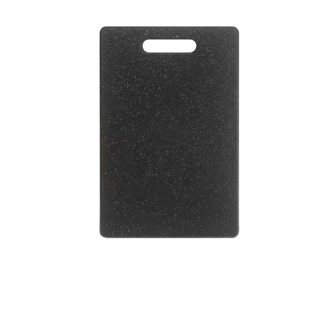 Marble Texture PP Cutting Board Antibacterial Double-sided Vegetable Cutting Board Anti-mildew Non-Slip Meat Chopping Board Peaceful Pleasures Health and Wellness Black 30x20cm