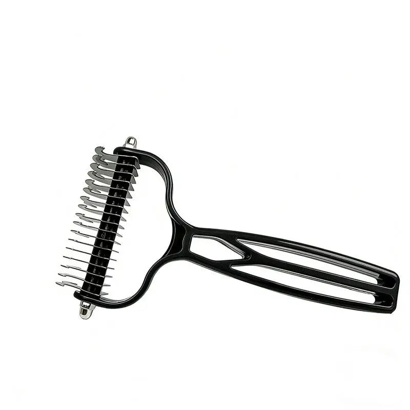 Double-Sided Pet Dematting Comb | Stainless Steel Knot Remover