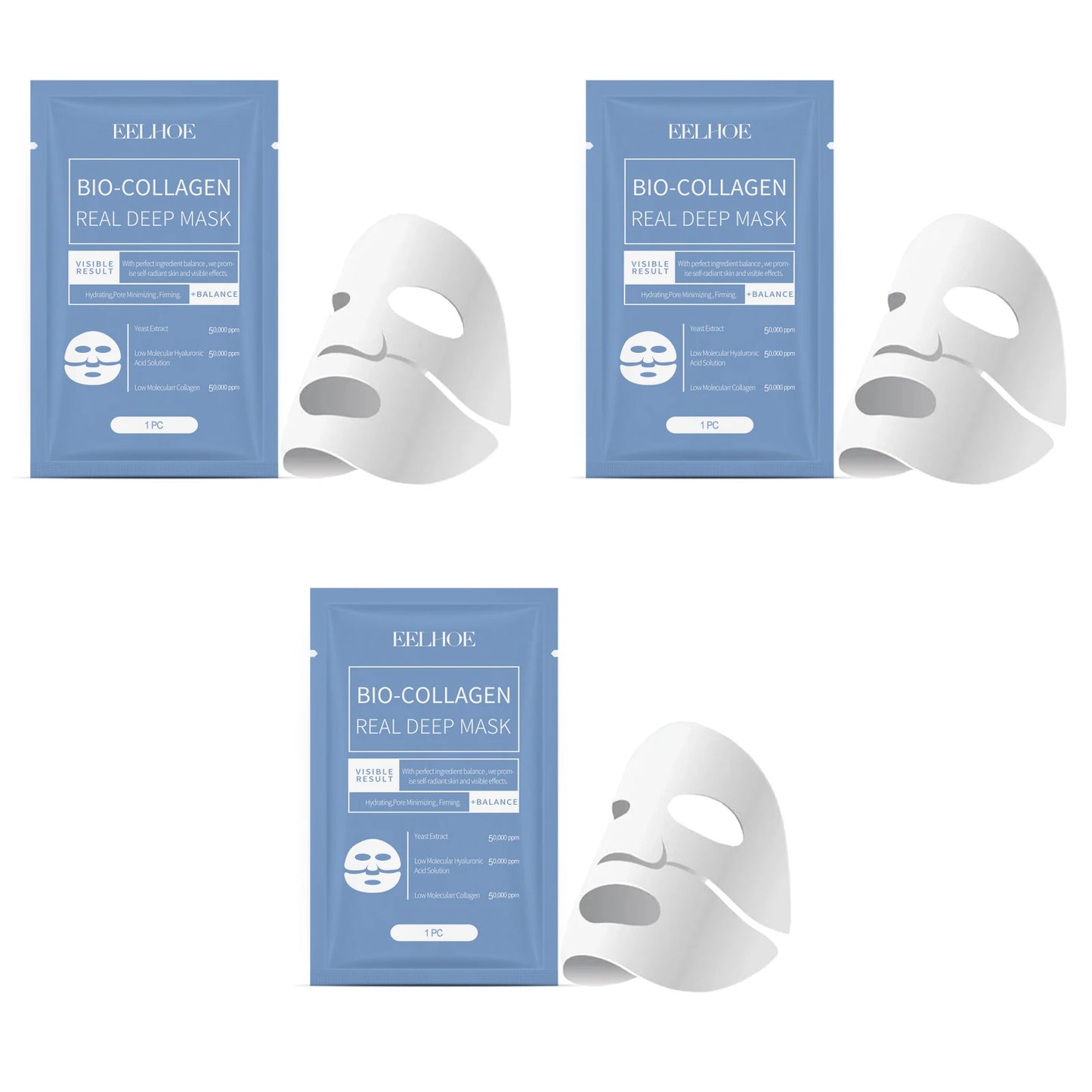 EELHOE Bio Collagen Face Mask – Firm, Brighten & Hydrate