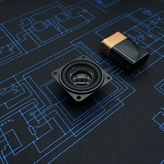 Internal Magnetic 40mm Speaker 16 Core 4 Euro 3W Square Shape for DIY Bluetooth Speaker Upgrades and Personal Audio Peaceful Pleasures Health and Wellness