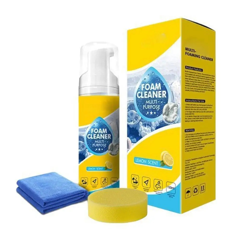 100/150ml Powerful & Multipurpose Car Interior Foam Cleaner All Purpose Rinse Foam Cleaner Spray Deep Penetration Rich Cup Peaceful Pleasures Health and Wellness 150ml