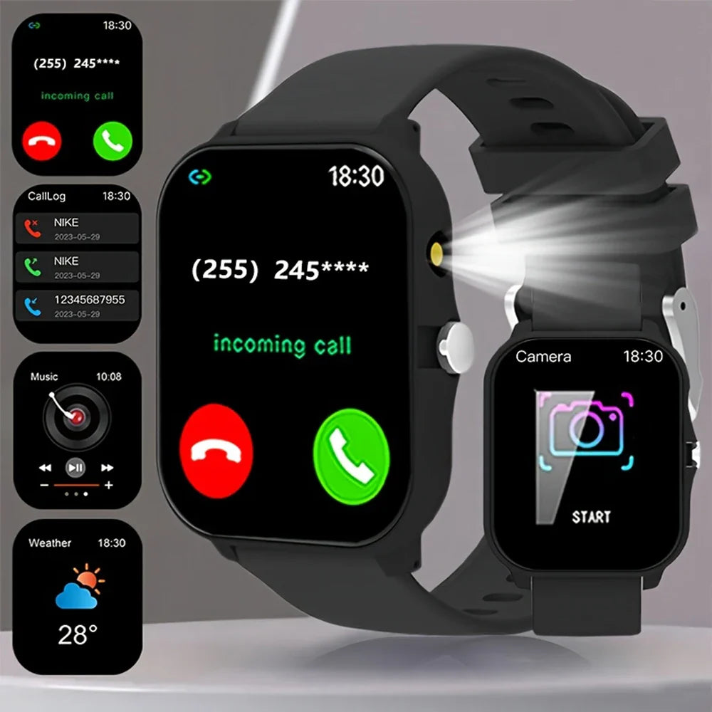 ERUN Smartwatch 1.83" HD Touchscreen | Calls, Music & Sports