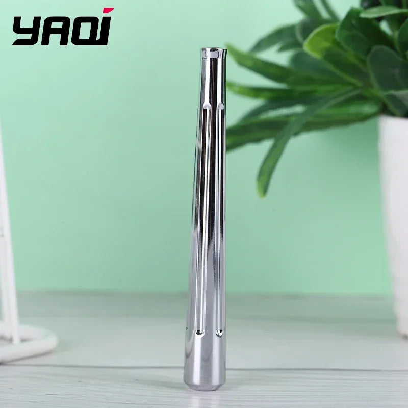 2026 New Arrival! Yaqi Globe Trotter Chrome Color Brass Safety Razor Handle Peaceful Pleasures Health and Wellness