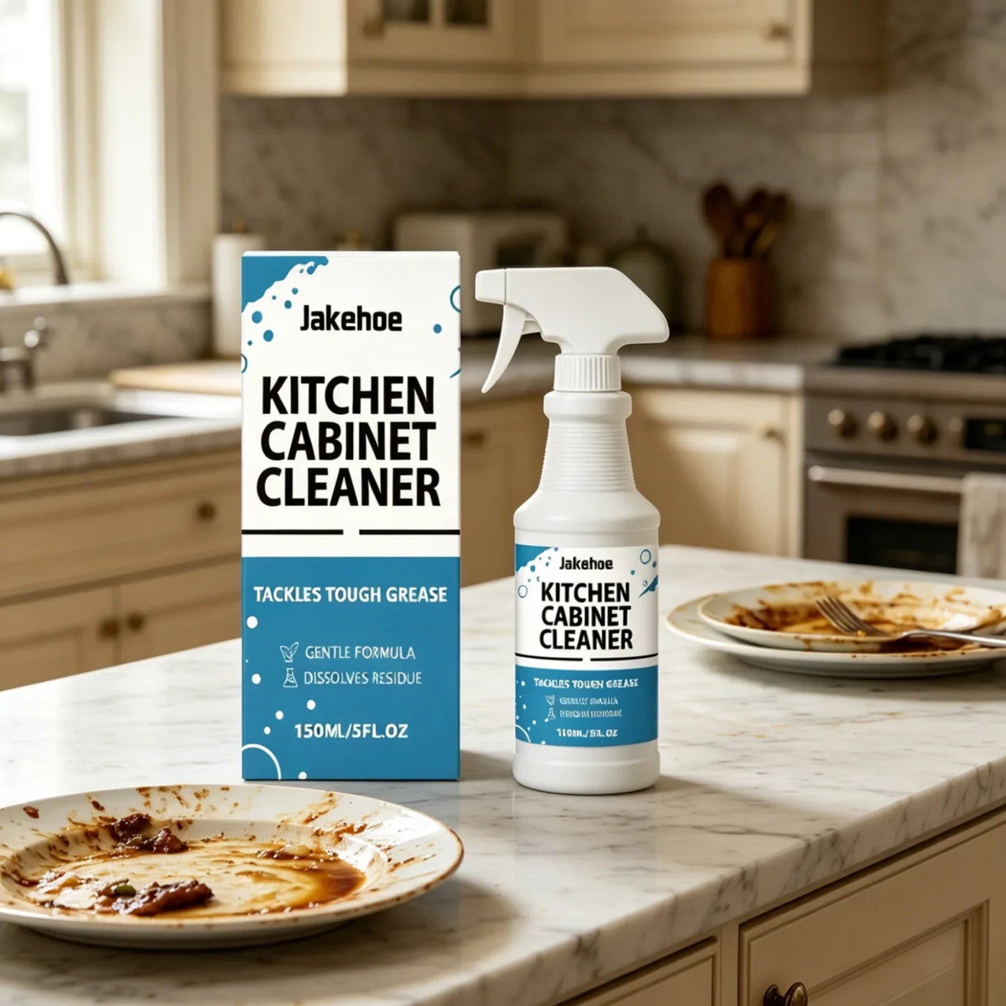Jakehoe Kitchen Degreaser Foam Spray – Oil Stain Remover 150ml