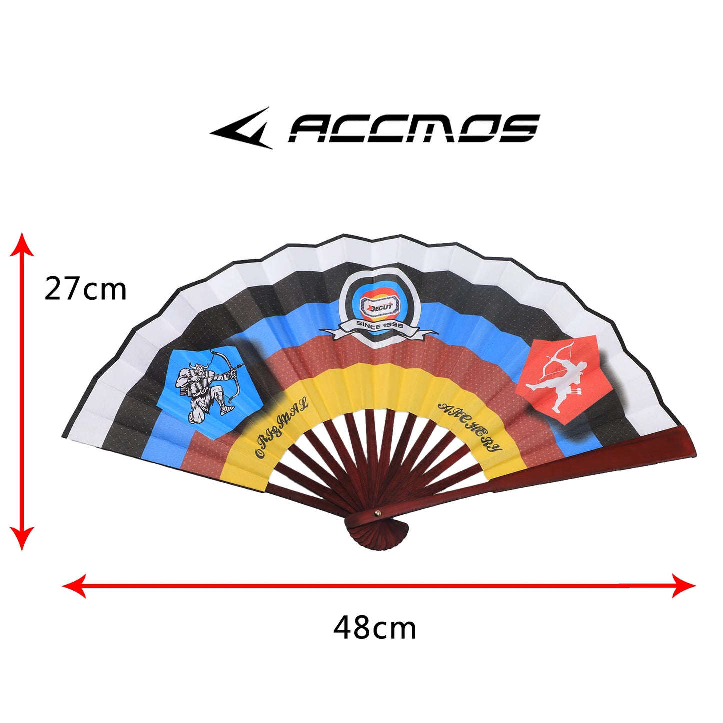 Archery Silk Fan Handheld Bow Arrow Shooting Hunting Equipment Prizes