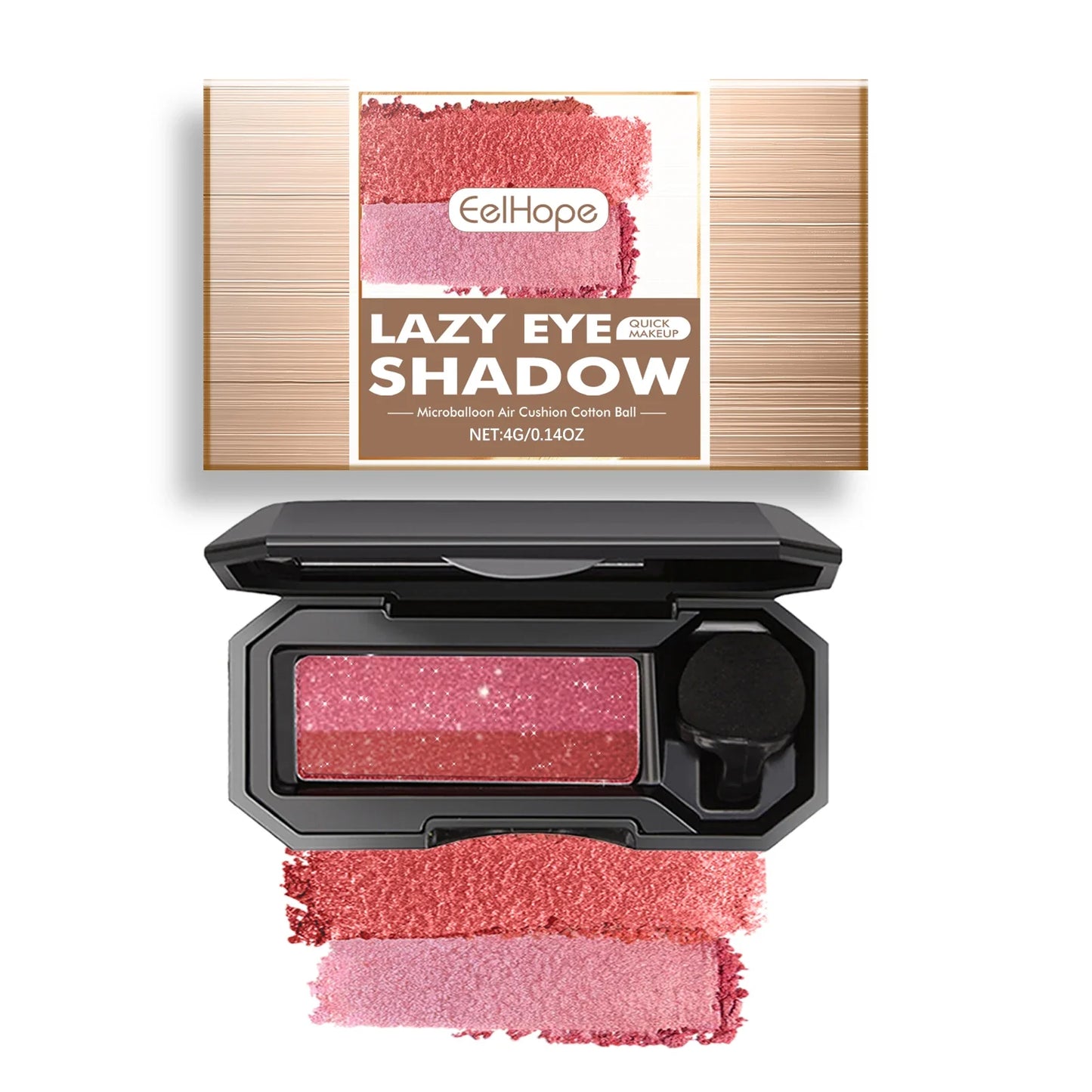 Eelhope Eye Shadow Palette & Waterproof Eyeliner Set – 8+ Colors