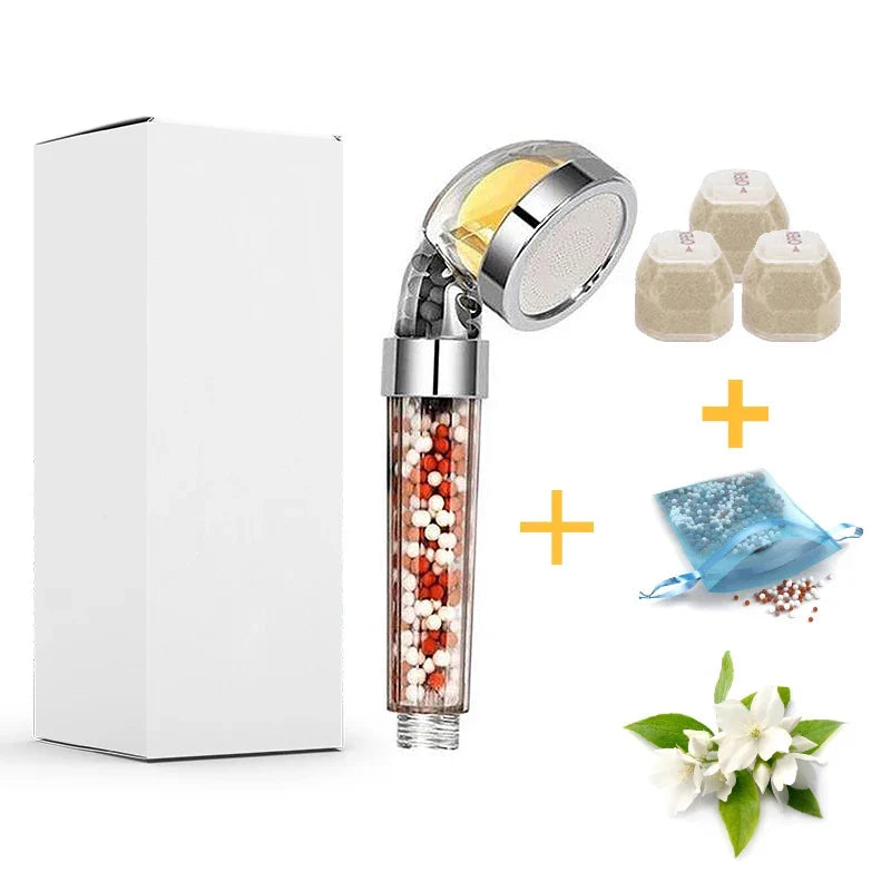 Vitamin C Filter High Pressure SPA Shower Head | Water Softening