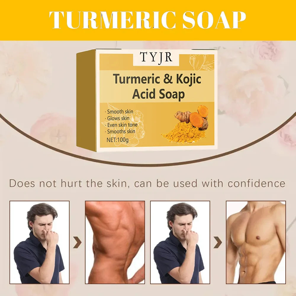 Turmeric & Ginger Soap – Anti-Acne, Brightening, Dark Spots