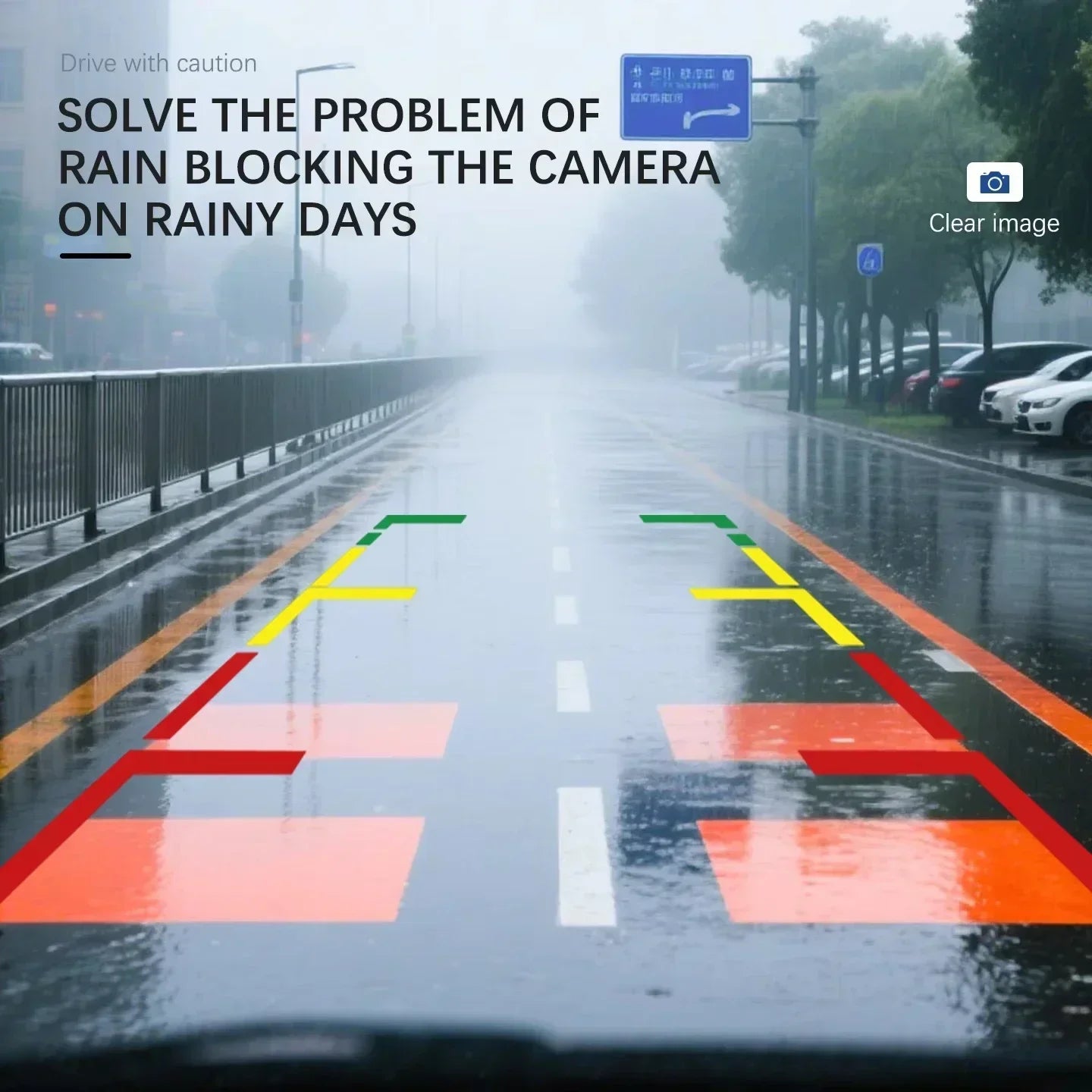Silicone Car Rear Camera Rain Cover – Universal Weatherproof