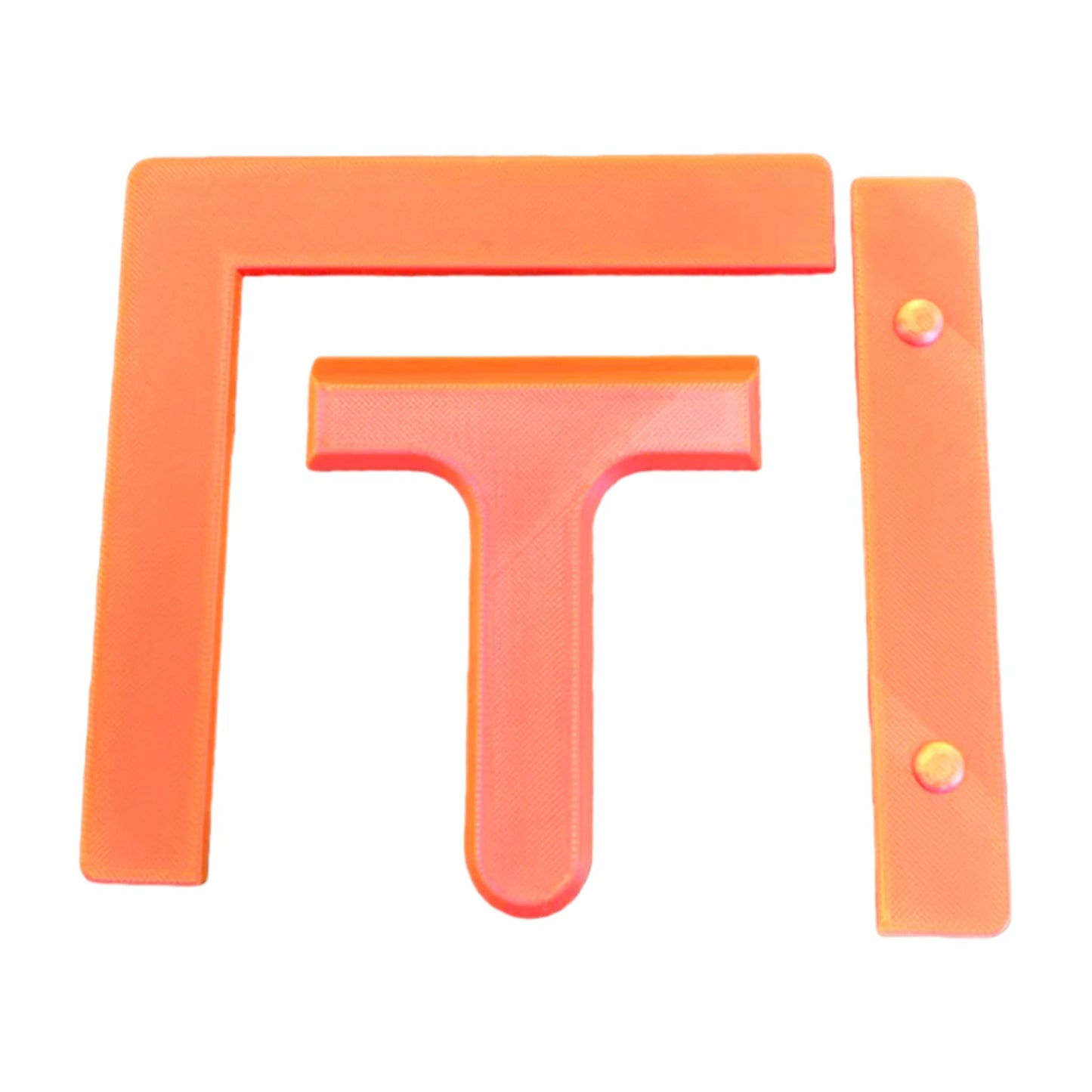 3-Piece Set Dot Drill Alignment Art Tool Diamond Art Straightening Tool Fits Square Kits for Adults Keeps Drills Aligned Peaceful Pleasures Health and Wellness Vibrant orange