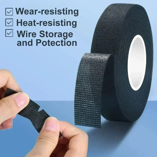 Heat Resistant Cloth Tape – 15/19/25mm Wire Harness Wrap Wire Harness Tape Oasis Select 25mm
