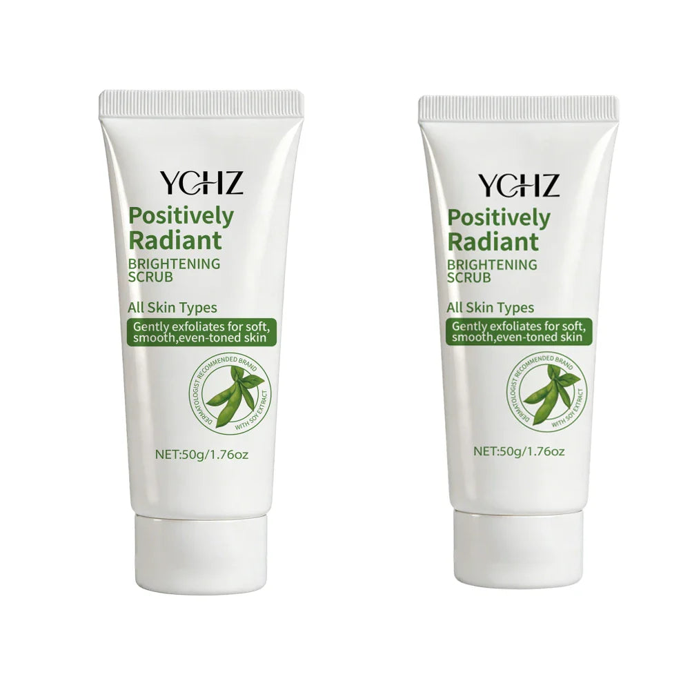 Radiant Skin Cleansing Scrub Gel – Soybean Extract, Oil-Free