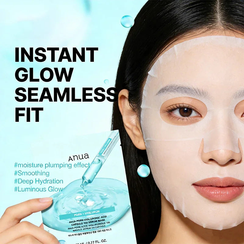 Anua PDRN Hyaluronic Acid Serum Mask – K-Beauty 10 Sheets