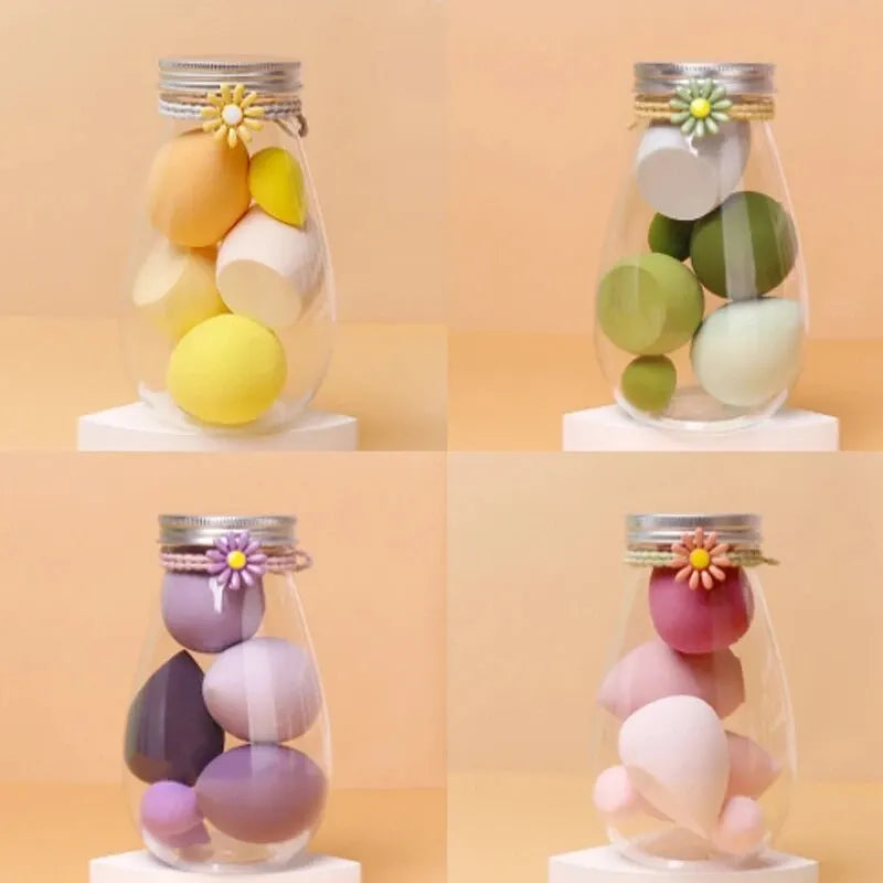Makeup Egg Dry Wet Dual Use Water Droplets Diagonal Cut Makeup Egg Independent Packaging No Powder Makeup Egg Powder Puff Peaceful Pleasures Health and Wellness