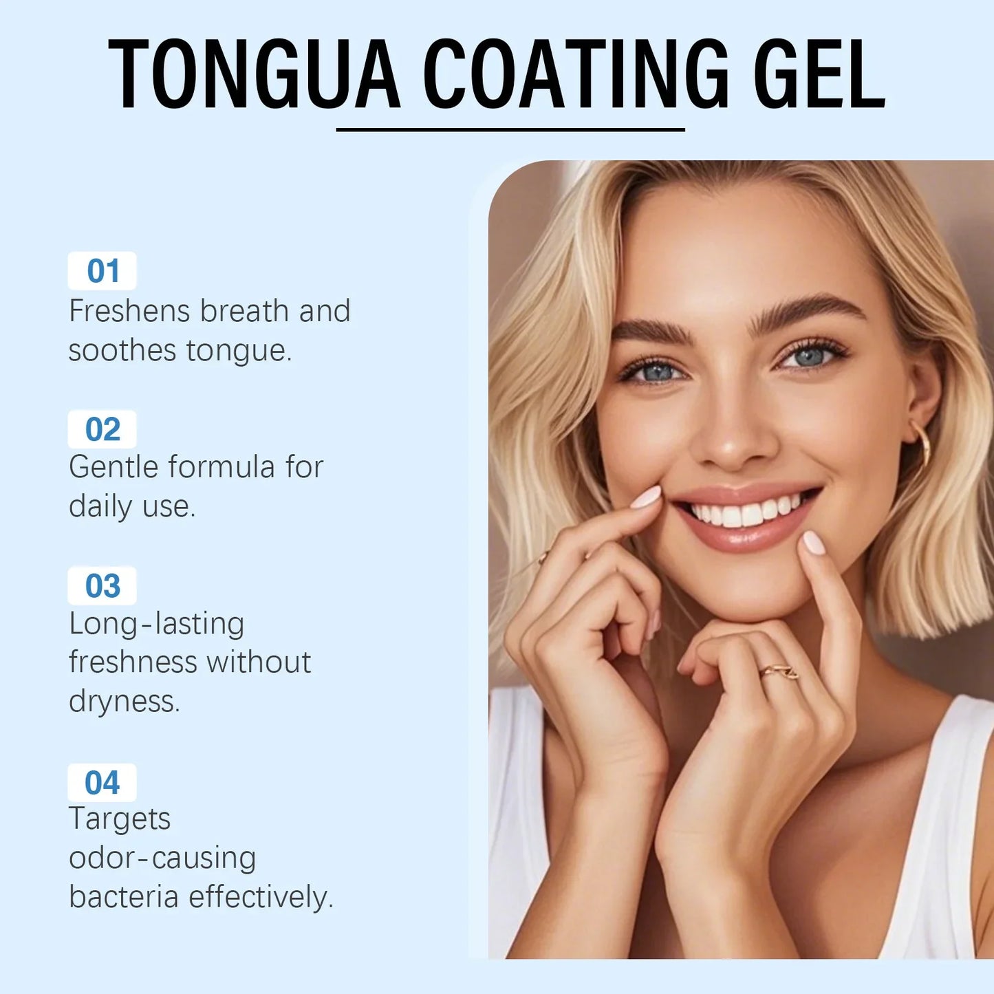 ORALHOE Tongue Cleaning Gel – Fresh Breath Oral Care 45g