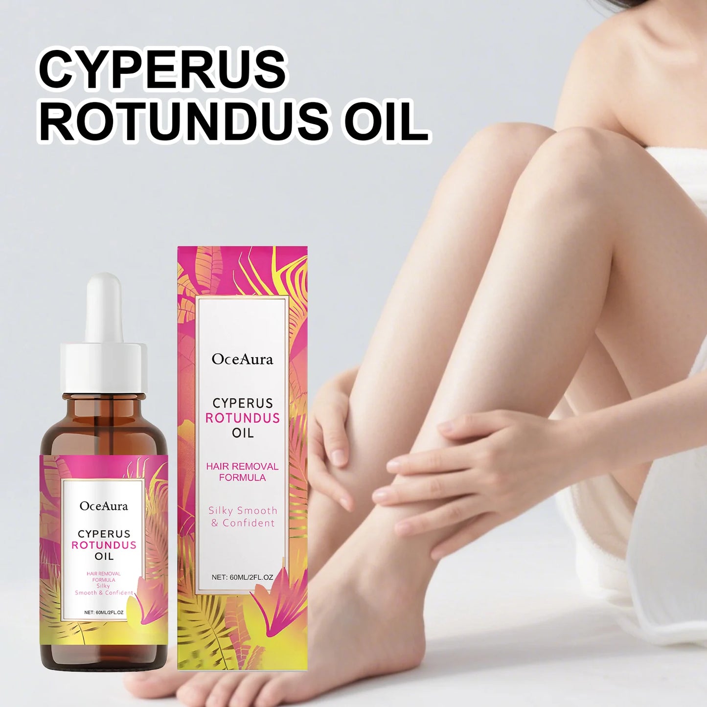 Cyperus Rotundus Hair Growth Inhibitor Oil – 60ml Peaceful Pleasures Health and Wellness