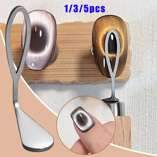 1/3/5pcs Cat's Eye Shaped Nail Magnet Stick Wire Tools For Creating Eye Shapes On Nails Love Heart Cat Eye Nail Magnet Art Acces Peaceful Pleasures Health and Wellness