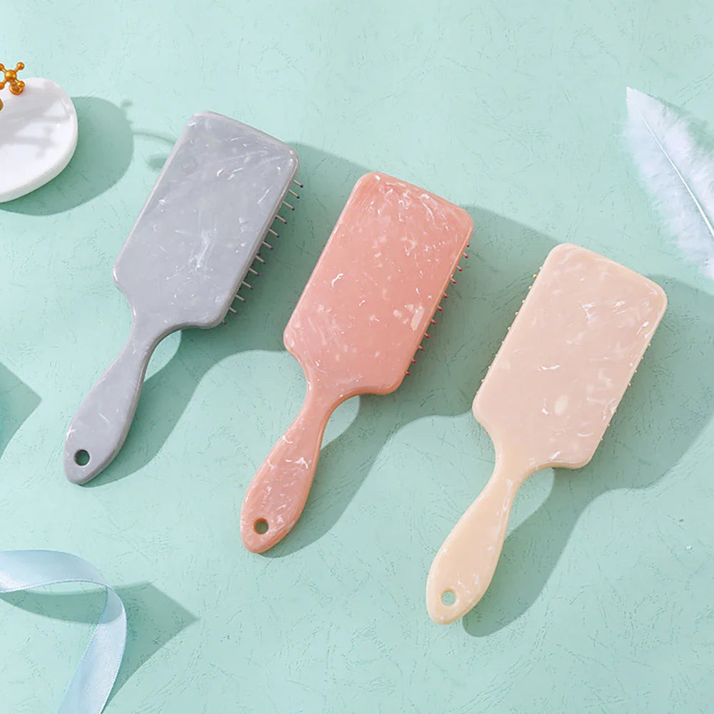 Air Cushion Detangling Hair Brush – Anti-Static Marble Comb