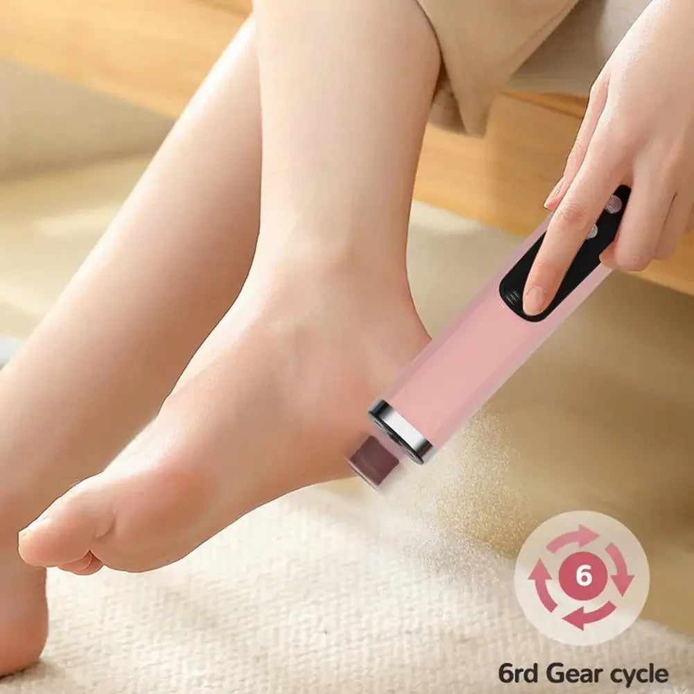 Professional Foot Scrubber Sander Grinder For Dead Skin Cracked Heel Pedicure Tool Electric Foot File Callus Remover For Feet Peaceful Pleasures Health and Wellness