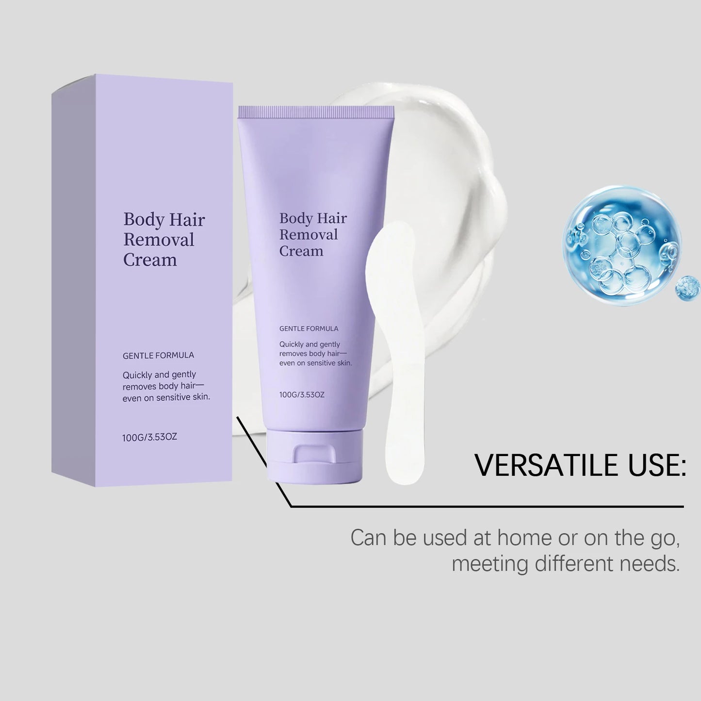 Painless Hair Removal Cream – Sensitive Skin, 100g
