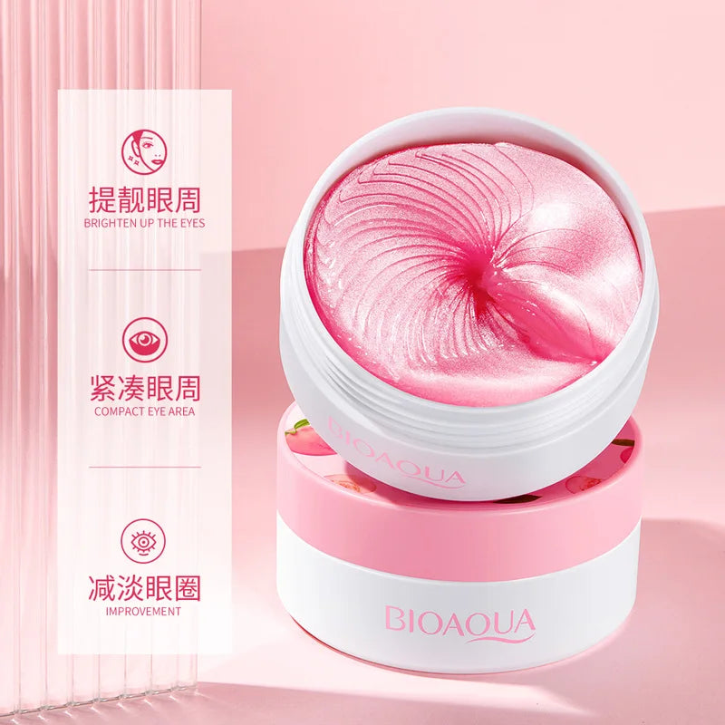 Honey Peach Eye Mask – Hydrating, Anti-Wrinkle, Dark Circles