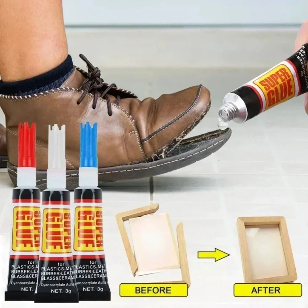 Super Glue Multi-Surface Clear Adhesive – 3/6/12 Pack Multi-Surface Super Glue Peaceful Pleasures Health and Wellness