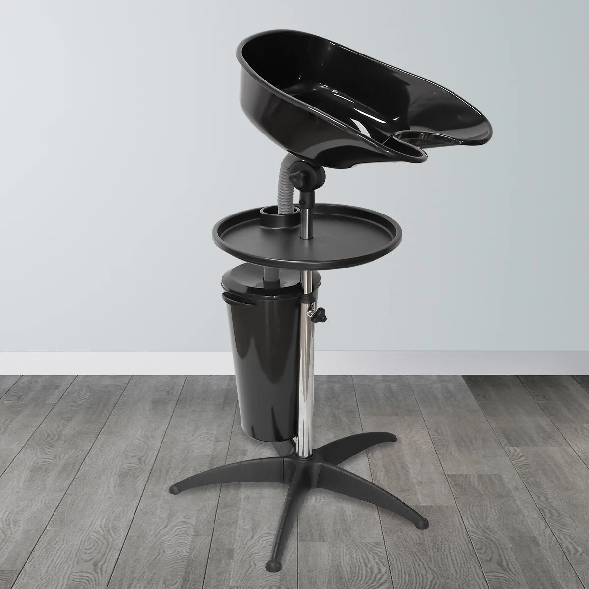 Portable Shampoo Bowl Height Adjustable Hairdresser Sink Mobile Hair Wash Basin Backwash Shampoo Basin Salon Barber Shop Tools Peaceful Pleasures Health and Wellness