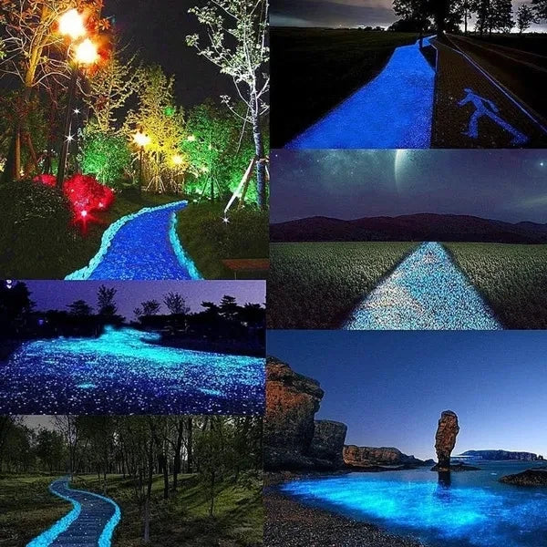 Glow in the Dark Pebbles | Luminous Decorative Rocks & Stones