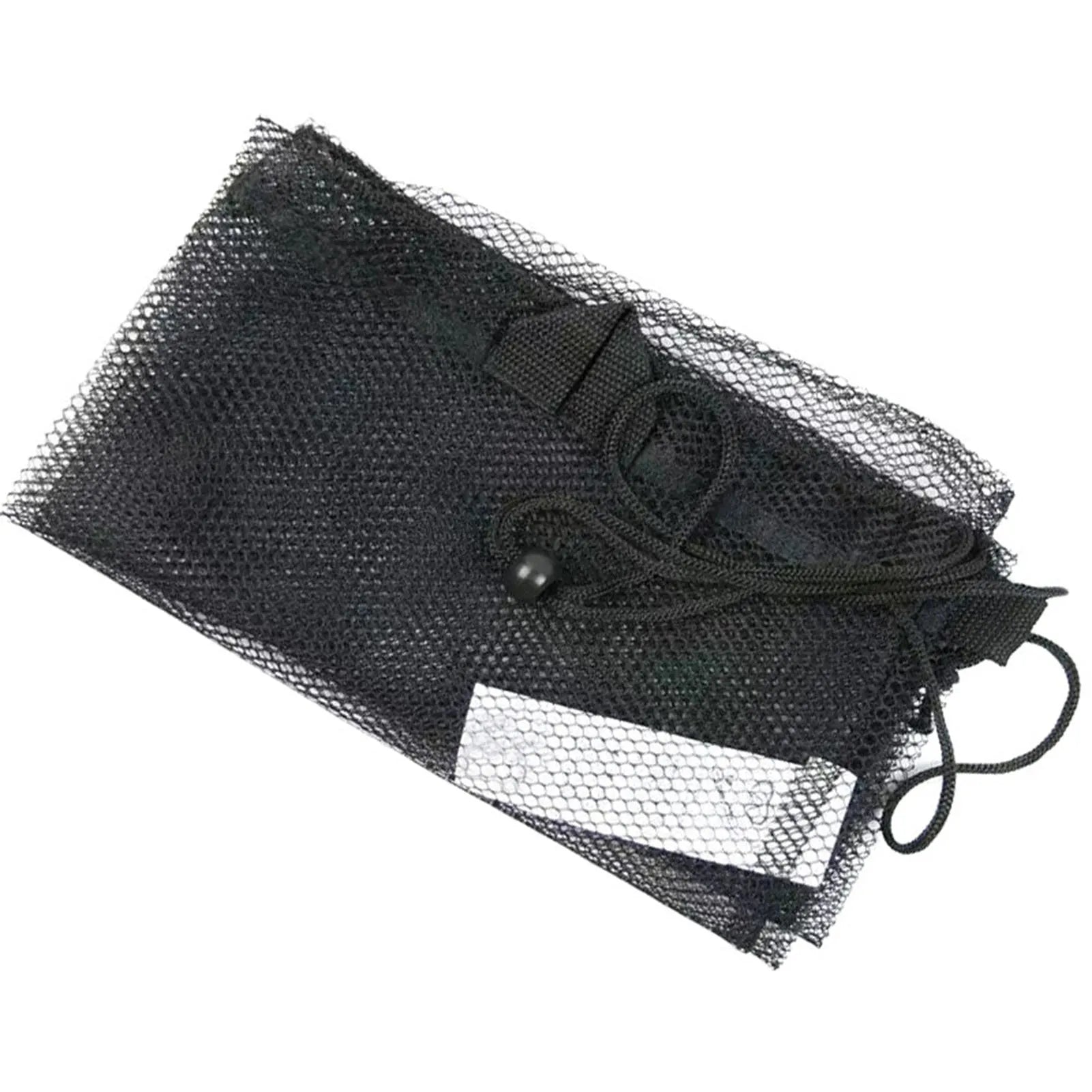 Diving Drawstring Mesh Bag Diving Net Bag with Secure Drawstring Closure for Sports Equipment Gym Beach Peaceful Pleasures Health and Wellness Default