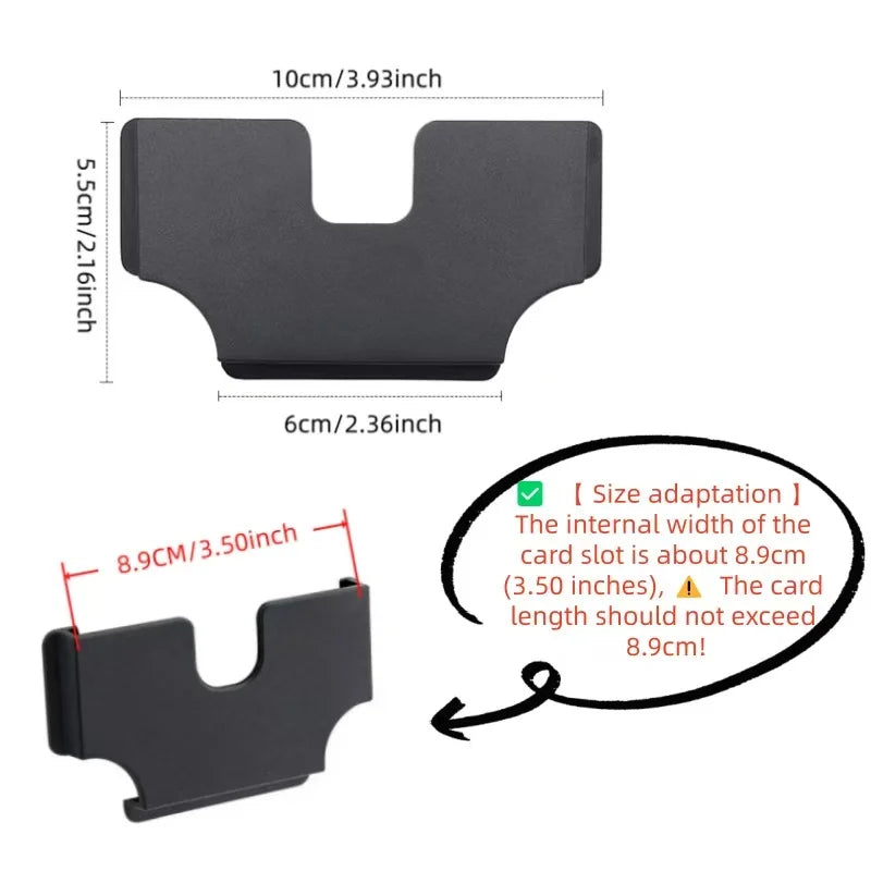 Car Card Holder – Self-Adhesive Dashboard Card Organizer