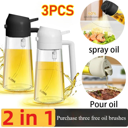 500ml Oil Spray Bottle for Kitchen, Air Fryer, BBQ & Camping Oil Spray Bottle Oasis Select