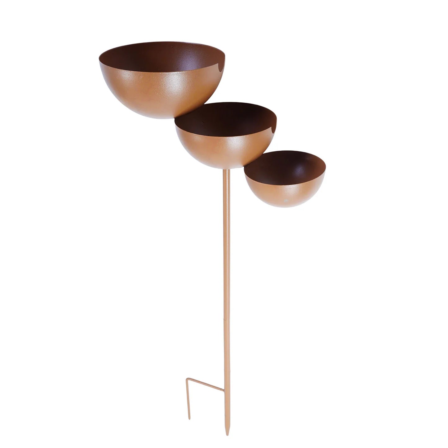 1/2PCS Metal Bird Bath and Water Station Outdoor Garden Decor Iron Bird Feeder Basin For Wild Birds Bees Butterflies Yard Art Peaceful Pleasures Health and Wellness