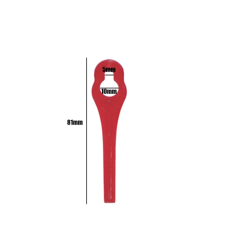 Red Replacement Trimmer Plastic Blade Florabest Grass Brushcutte LIDL