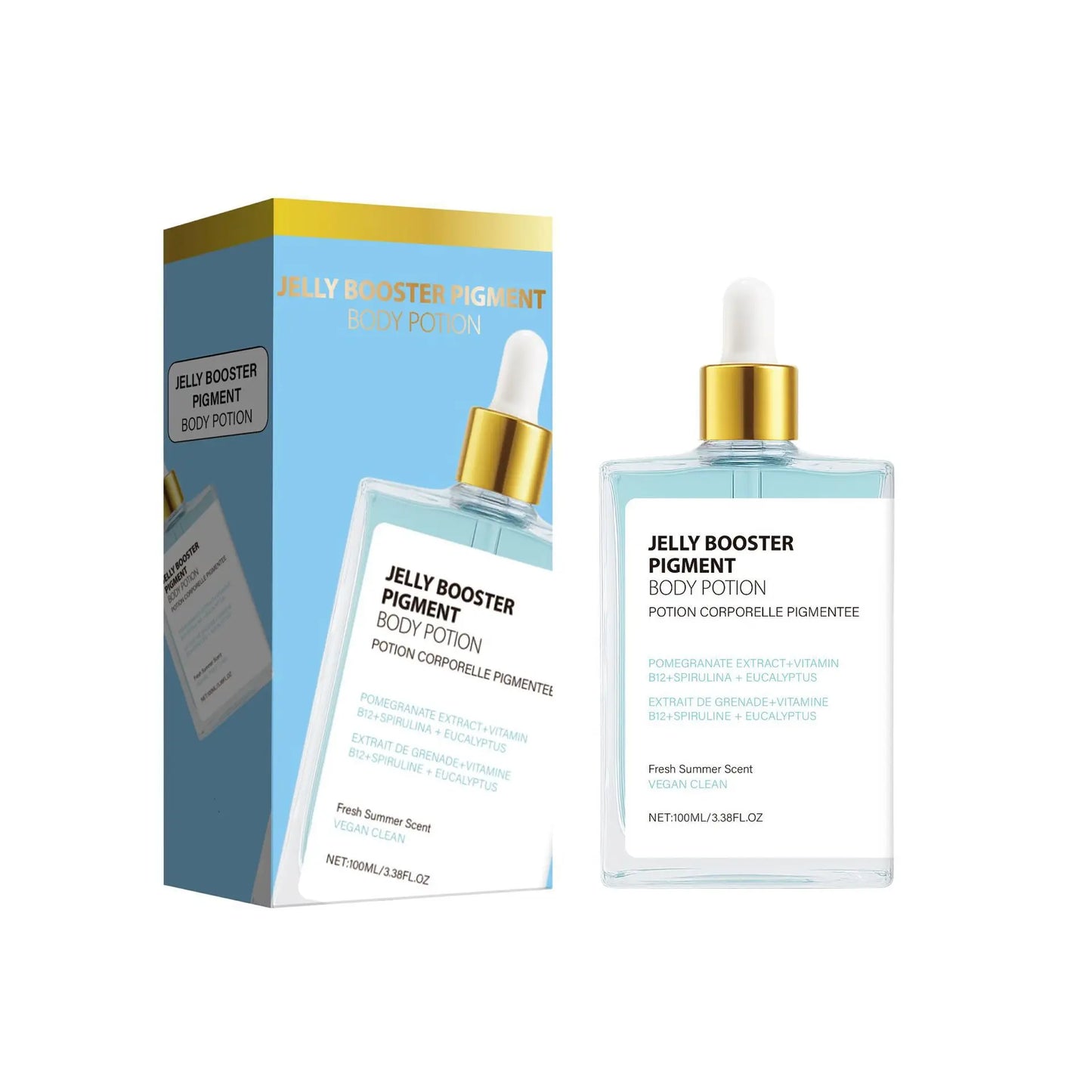 Niacinamide Facial Essence Enhances Brightens Body Skin Tone Leaving It Smooth Moisturized Refreshing Wellabsorbed Jelly Essence Peaceful Pleasures Health and Wellness B 100ml