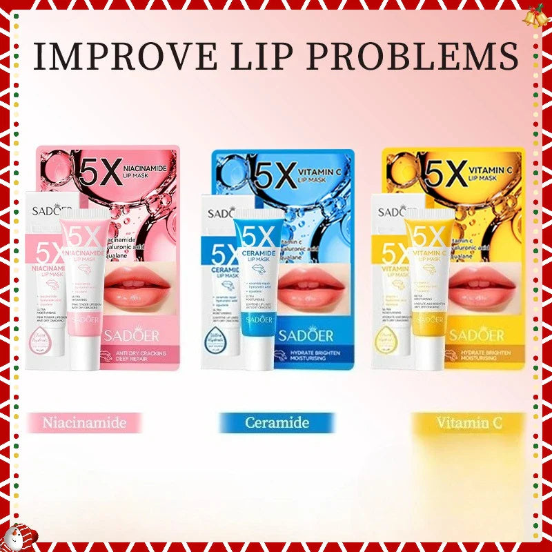 SADOER Niacinamide Lip Mask Balm – Ceramide & Vitamin C 10g