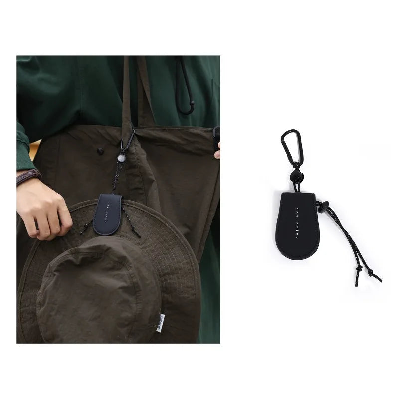 Magnetic Hat Clip Travel Hook | Portable Leather Bag Hanger