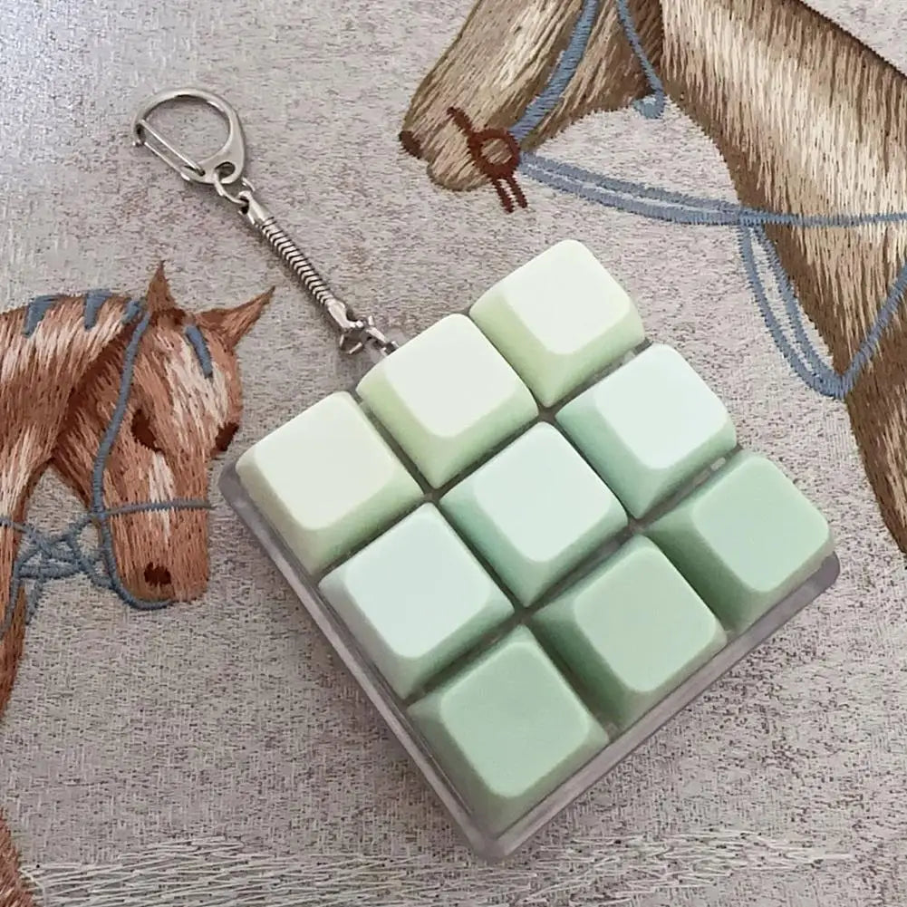 9-Key Fidget Keyboard Toy for Stress Relief Peaceful Pleasures Health and Wellness E