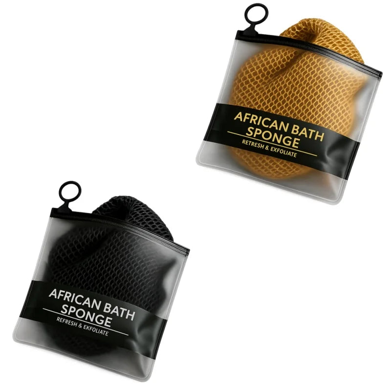 Exfoliating Scrub Bath Towel Effective Clean Back Skin Gently Remove Dead Skin Dirt Smooth Rough Skin Durable Bath Cleanse Tool Peaceful Pleasures Health and Wellness Black Dark Yellow