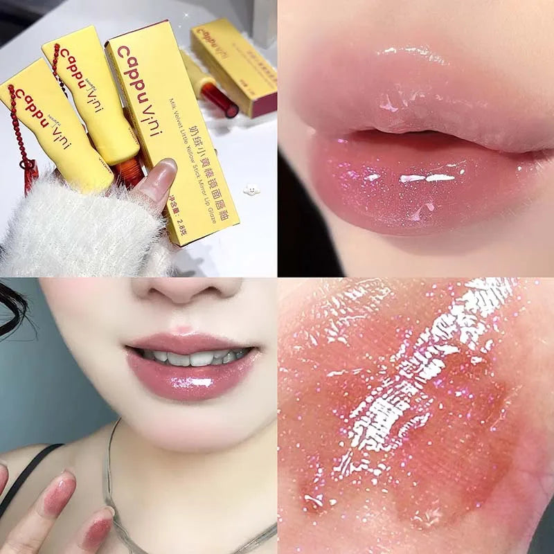 Mirror Jelly Lip Gloss 6 Colors – Glossy, Waterproof Lip Tint