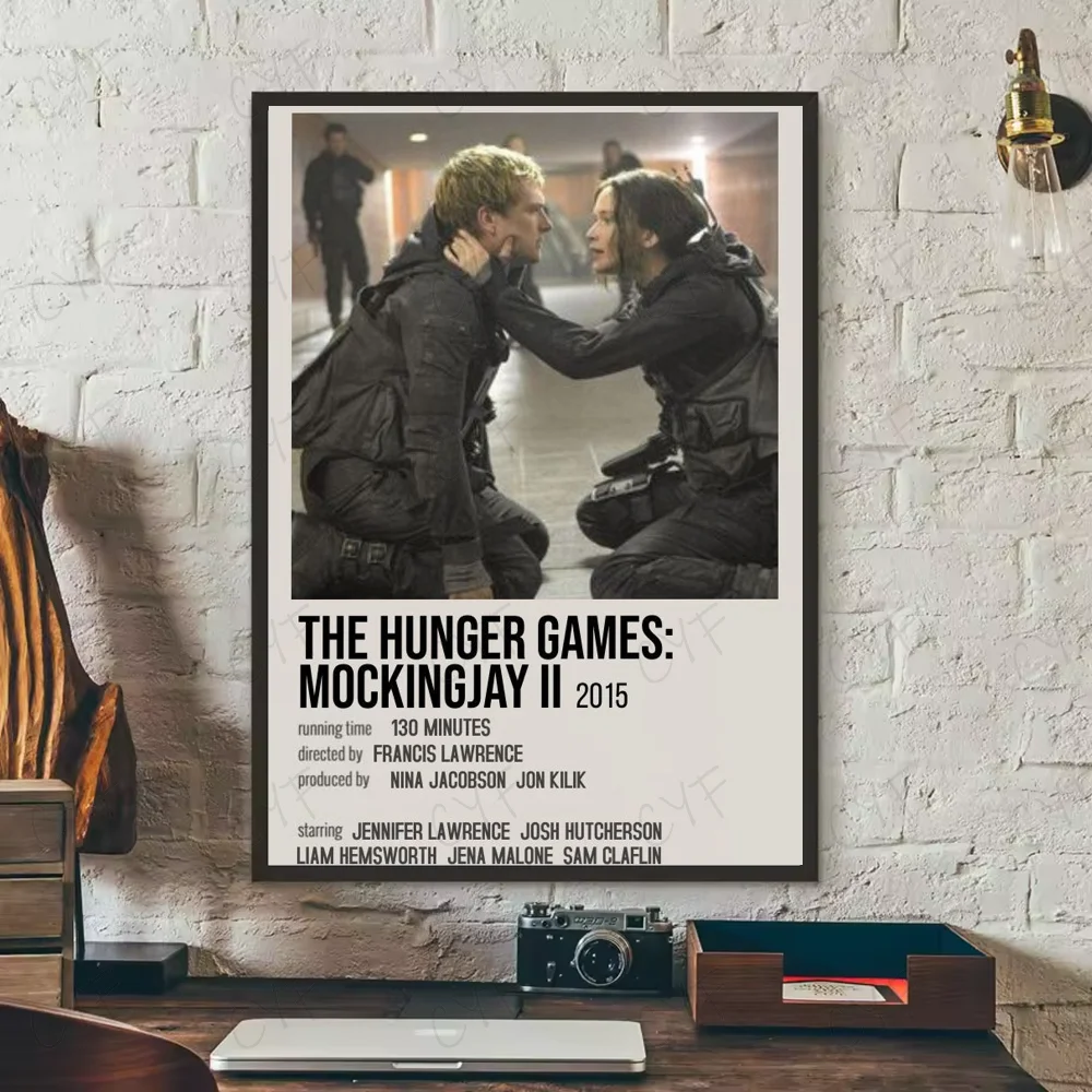 Hunger Games HD Movie Poster | Waterproof PVC Wall Art Décor Movie Wall Poster Peaceful Pleasures Health and Wellness z12 50X70cmNoframe