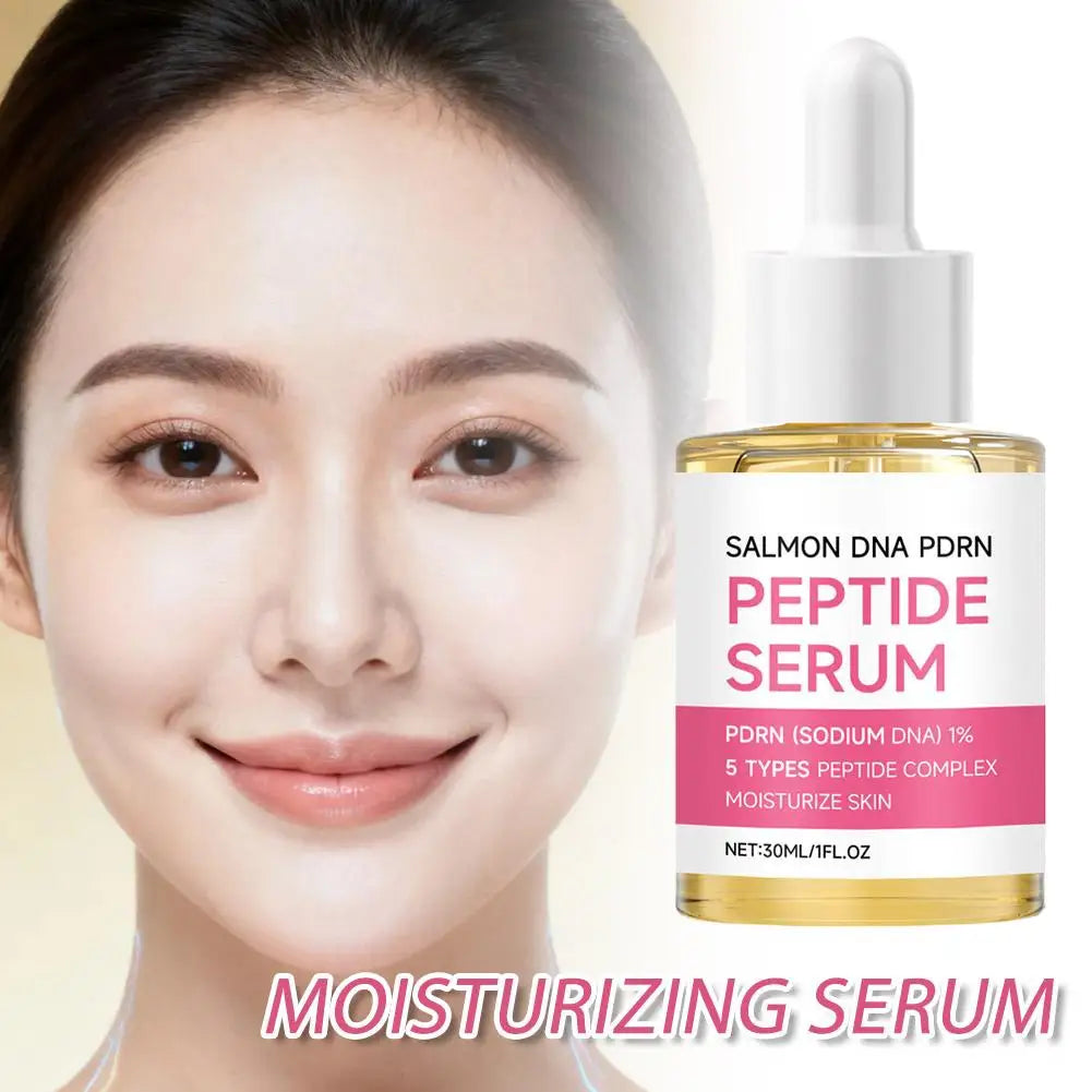 Salmon DNA PDRN Peptide Glow Serum 30ml – Niacinamide & Peptides for Hydration & Even Skin Tone Peaceful Pleasures Health and Wellness